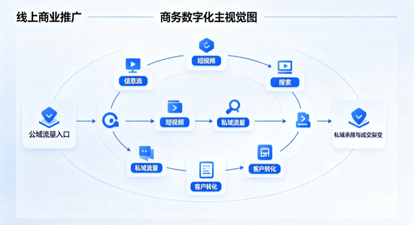 武威市线上商业推广怎么做？全域流量闭环搭建与低成本转化实战指南